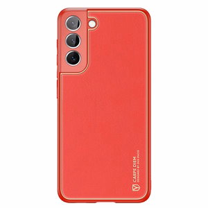 Dux Ducis Yolo elegant cover made of ecological leather for Samsung Galaxy S22 + (S22 Plus) red