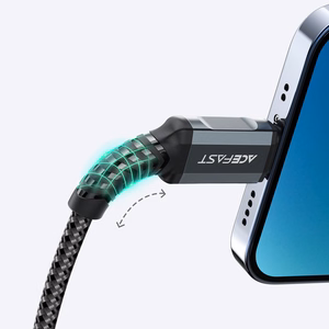 Acefast kaabel MFI USB - Lightning 1.2m, 2.4A must (C1-02 must)