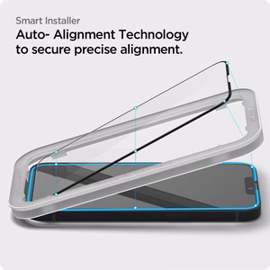 Spigen ALM Glass FC karastatud klaas iPhone 13 / 13 Pro / 14 jaoks - must