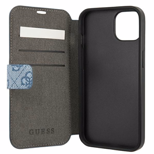Guess GUBKP13S4GDBL iPhone 13 mini 5.4" sinine/sinine raamat 4G Stripe