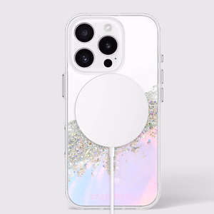Case-Mate Karat Soap Bubble MagSafe ümbris seadmele iPhone 16 Pro, sillerdav