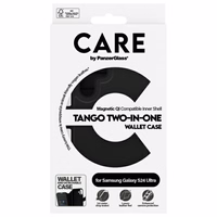 CARE by PanzerGlass Feature Tango 2in1 Wallet Ümbris jaoks Samsung Galaxy S24 Ultra - Must