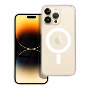 CLEAR MAG ÜMBRIS compatible with MagSafe jaoks IPHONE 14 Pro Max läbipaistev