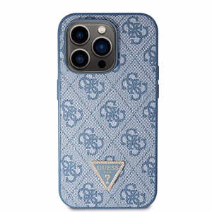 Guess GUHCP15LP4TDSCPB iPhone 15 Pro 6.1" sinine/sinine hardcase Crossbody 4G Metal Logo