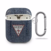 Guess GUACA2TPUJULDB AirPodsi kate tumesinine/tumesinine Jeans Collection