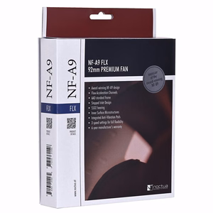 Noctua NF-A9 FLX arvuti jahutussüsteem, korpuse ventilaator 9,2 cm beež, pruun