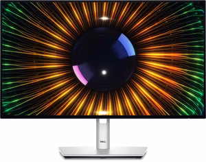 DELL UltraSharp U2424H computer monitor 60.5 cm (23.8") 1920 x 1080 pixels Full HD LCD must, hõbedane