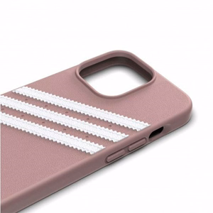 Adidas OR vormitud ümbris PU iPhone 13 Pro / iPhone 13 jaoks - roosa