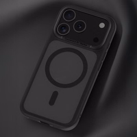 Benks Magnetic Mist Ümbris Metal Frame (0070) jaoks Iphone 17 Pro Max must (Camera Control Button)