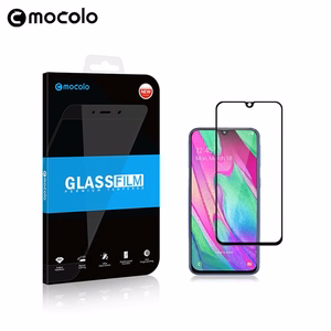 Mocolo 3D 9H Full Glue karastatud ekraanikaitseklaas seadmele Samsung Galaxy A40, musta raamiga