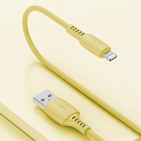 USB Kaabel Baseus "Colorful" Kollane "Lightning" 120cm