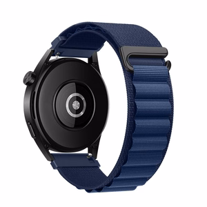 Strap to Samsung Galaxy Watch Forcell F-Design FS05 polyester fiber buckle 20 mm tumesinine