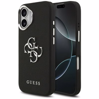 Guess Grained Big 4G Classic Logo ümbris jaoks iPhone 17 - must