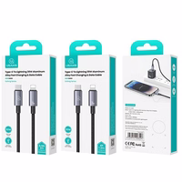 USAMS Kaabel USB-C na Lightning 30W 1,2m Fast Charging terasest SJ662USB01 (US-SJ662)