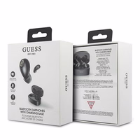 Guess GUTWSJL4GBK TWS Bluetooth kõrvaklapid + must/must 4G docking station