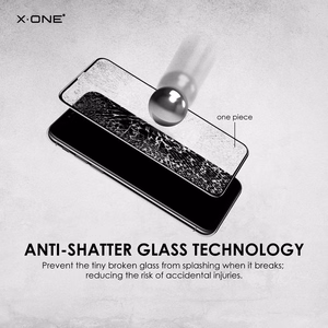 X-ONE Full Cover Extra Strong Matte - jaoks iPhone 16 Pro Max/17 Pro Max Karastatud klaas 9H