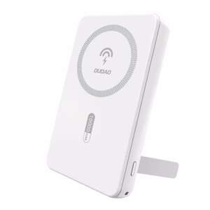 Powerbank Dudao K14S+ 10000mAh 20W USB-A / USB-C / MagSafe koos alusega - valge