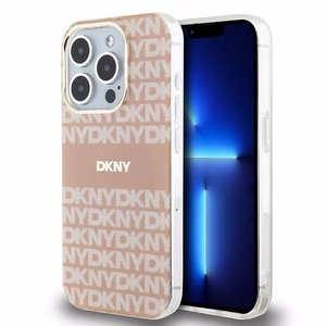 DKNY IML Mono & Stripe MagSafe ümbris jaoks iPhone 15 Pro - roosa