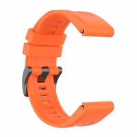 Silikoon strap jaoks GARMIN FENIX 3 / 3HR / 5X / 6X / 6X Pro / 7X / 7X Pro oranž (8)