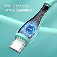 Joyroom Bowling Data Kaabel S-2030M8 USB-A / micro USB 3A 2m - roheline