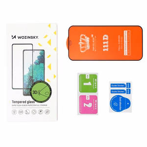 Screen protection glass "Wozinsky 5D Full Glue" Apple iPhone XS Max/11 Pro Max case-friendly black