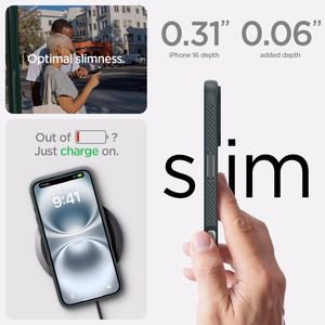 Spigen Liquid Air iPhone 16 Ümbris - Roheline