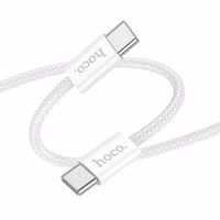 USB kaabel Hoco X104 60W USB-C to USB-C 2.0m valge