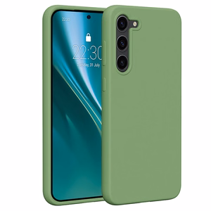 Etteri Silicone ümbris jaoks Samsung Galaxy S23 Plus light roheline
