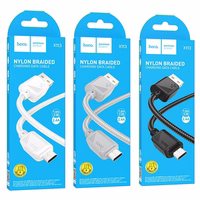 Kaabel USB A to Micro USB Hoco 2,4A 1 m X113 valge
