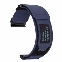 Nylon loop jaoks Garmin 26mm design 1 tumesinine