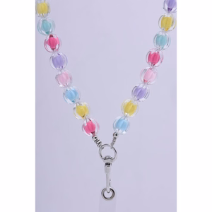 COLORFUL Phone lanyard, Phone pendant / cord length 120cm (60cm in the loop) / on neck - multicolor
