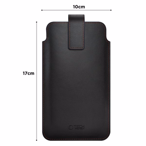 Tech-Protect SM65 ümbris jaoks 6.0-6.9" smartphones - must and punane