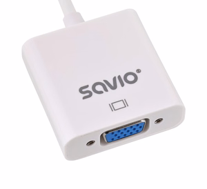 SAVIO HDMI (M) VGA (F) adapter valge CL-201