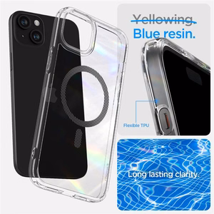 Spigen Ultra Hybrid MagSafe ümbris jaoks iPhone 15 Plus - carbon