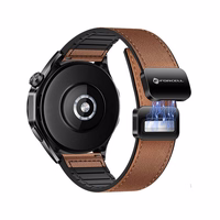 Strap to Samsung Galaxy Watch Forcell F-Design FS20 magnetic eco-friendly leather 20 mm brown