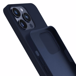 3mk Silicone Ümbris jaoks iPhone 16 Pro - Tumesinine