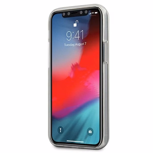 Guess GUHCP12S3D4GTR iPhone 12 mini 5.4" läbipaistev kõvakott 4G 3D mustriga kollektsioon