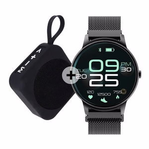 Forever Смарт-часы ForeVive 2 SB-330 чёрные с Bluetooth колонкой 3W