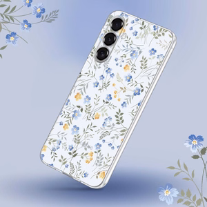 Tech-Protect FlexAir Ümbris jaoks Samsung Galaxy S25 - Daisies with Leaves