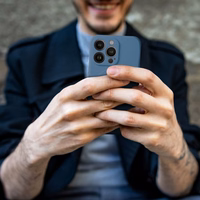 SILICONE MAG COVER Ümbris compatible with MagSafe jaoks SAMSUNG S26 Edge sinine