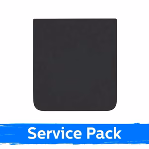 Back Cover Compatible With Samsung F761 Z Flip7 FE / Black / (Service Pack)