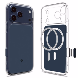 Spigen Thin Fit MagSafe Ümbris jaoks iPhone 17 Pro - Läbipaistev Navy sinine