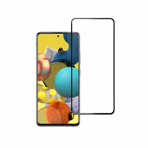 Karastatud klaas to Samsung Galaxy A51 (full glue / Ümbris friendly) sinine Star 5D must