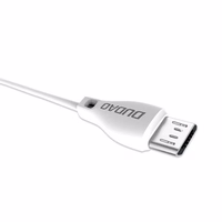Dudao L4M USB-A - MicroUSB 2.4A kaabel 1m - valge