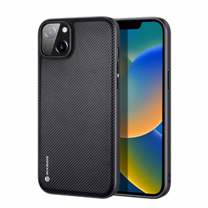 Dux Ducis Fino ümbris nailoniga kaetud iPhone 14 Plus must