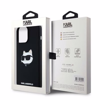 Karl Lagerfeld Silicone Choupette Head MagSafe ümbris jaoks iPhone 15 Pro Max - must