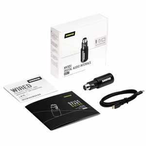 Shure MVX2U Gen 2 – digitaalne heliliides