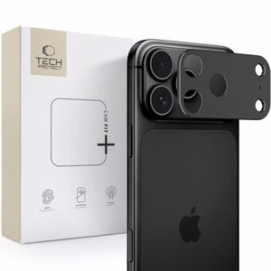 Tech-Protect Camalloy Fit+ kaamerakate mudelile iPhone 18 Pro Max, must
