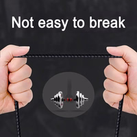 Blavec Kaabel Raptor braided - USB to Lightning - 2,4A 0,5 metres Apple CarPlay (CRA-UL24BR05) must-punane