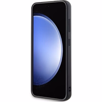 Karl Lagerfeld Rhinestone Metal Logo ümbris jaoks Samsung Galaxy S24+ - must